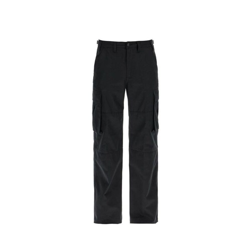 Celine Black Cotton Cargo Men's Pants